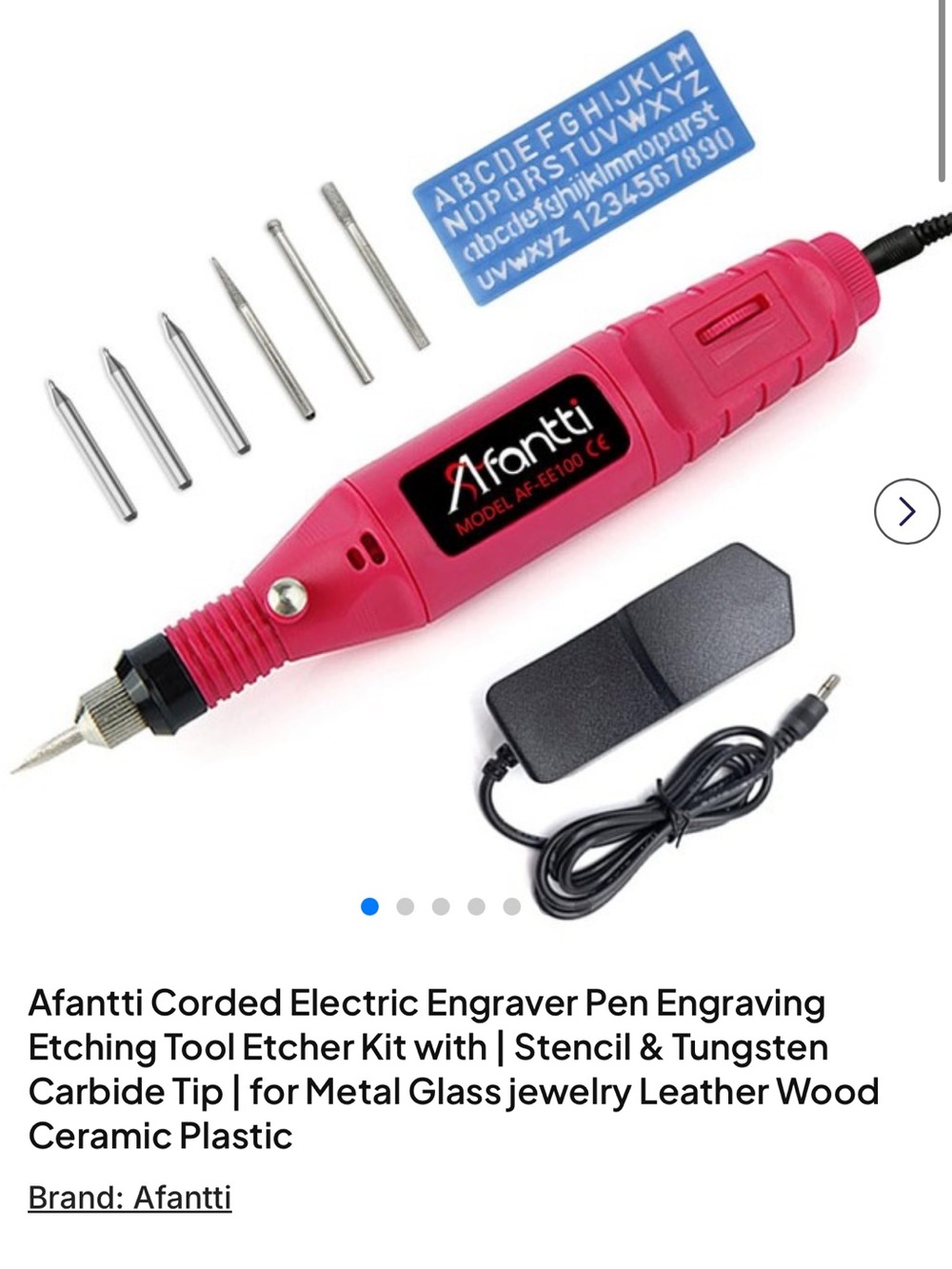 New Unopened Electric Engraver - Portable Handheld Tool